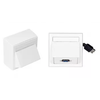 Vivolink WI221185 zásuvka USB biela