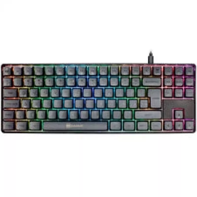 GAMIAC TKL90G herná klávesnica, Kailh modrá – čierna/sivá