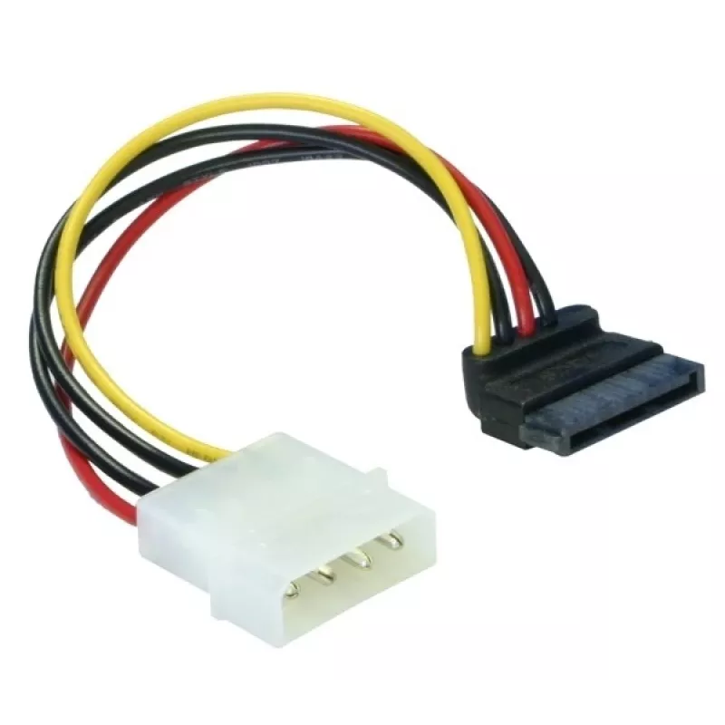 Napájací kábel SATA HDD 4-pin samec zahnutý DeLOCK 60101