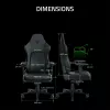 Gamingová stolička Razer Iskur V2 čalúnené sedadlo čierna
