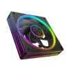Skriňový ventilátor MODECOM VOLCANO LOOP 120 ARGB Reverse Fan čierny 120 mm PWM 400–1400 RPM ARGB header