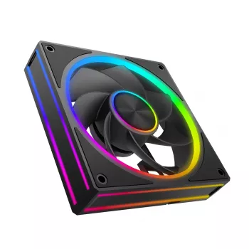 Skriňový ventilátor MODECOM VOLCANO LOOP 120 ARGB Reverse Fan čierny 120 mm PWM 400–1400 RPM ARGB header