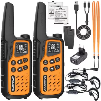 Walkie-talkie Baofeng BF-T25E oranžová, 2 kusy