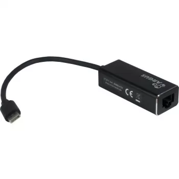Inter-Tech Argus IT-811 - sieťový adaptér - USB-C - Gigabit Ethernet - čierny (88885438)