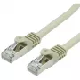 VALUE - patch kábel - RJ-45 (M) na RJ-45 (M) - 50 cm - SFTP, PiMF - CAT 6a - zaliaty - sivý