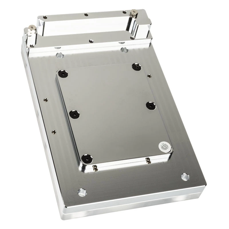 Water block BitsPower Monoblock pre ASRock X399M Taichi RGB, akryl/meď, poniklovaný, 90×142×29,1 mm