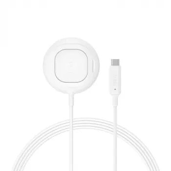 Belkin UltraCharge Bezdrôtová nabíjacia podložka Qi2 25 W so stojanom, biela (WIA013HQWH)