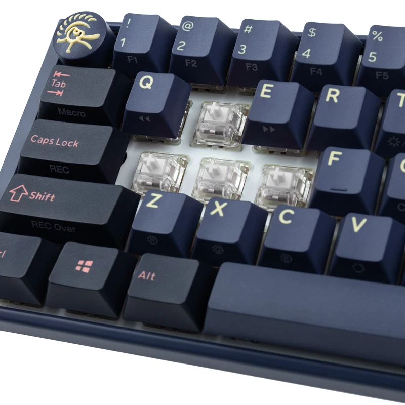 Ducky One 3 SF klávesnica, herná, USB, QWERTY, angličtina, modrá