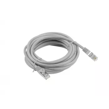 Sieťový kábel Lanberg PCF6-10CC-0500-S RJ-45 Cat6 5 m sivý