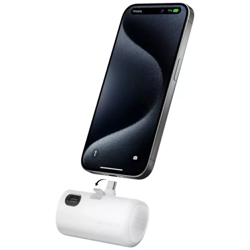 Powerbank 4smarts 541657 5000 mAh Li-Ion biela USB-C 2 konektory PD 2.0 PPS Quick Charge 3.0 3,63 V