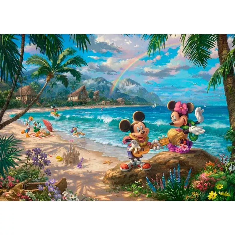 Puzzle Schmidt Spiele Disney Mickey a Minnie na Havaji 1000 dielikov
