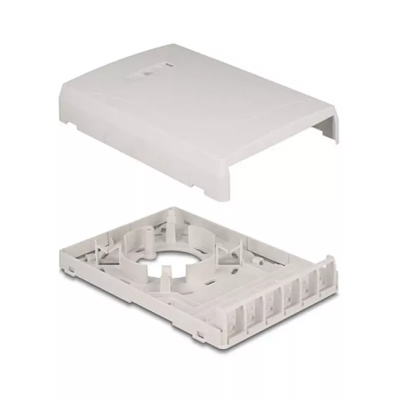 DeLOCK 67054 Keystone nástenná krabica, 6-port, biela