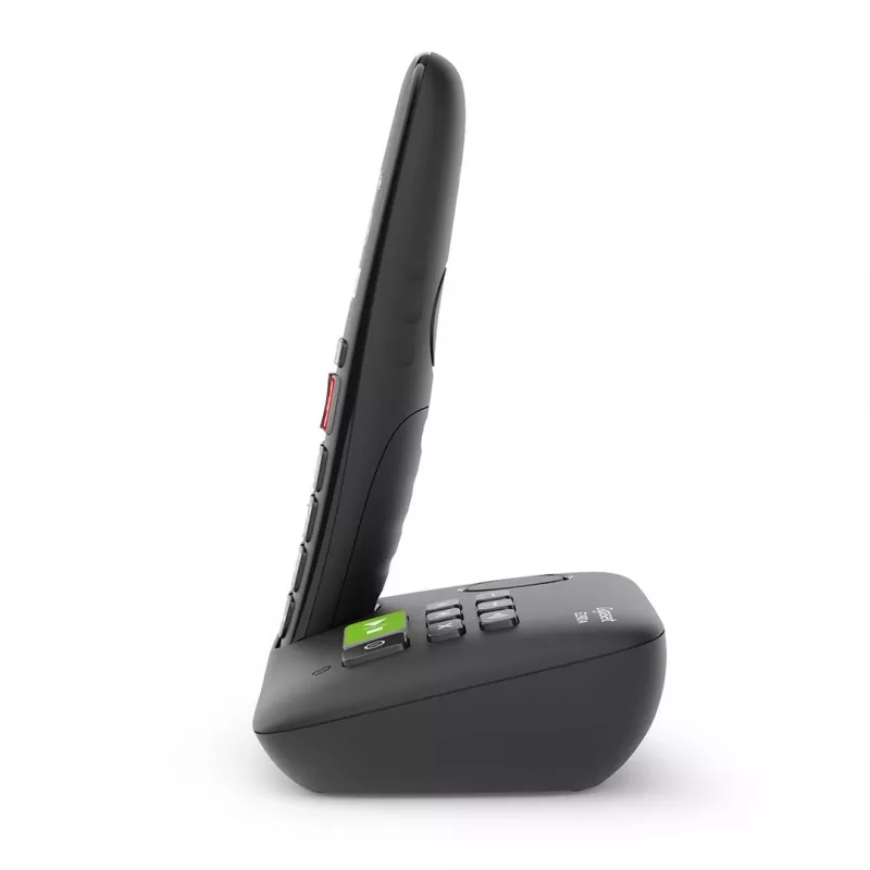 Gigaset E290A analógový/DECT telefón s identifikáciou volajúceho čierny