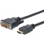 Vivolink PROHDMIDVI10 videokábel adaptér 10 m HDMI typ A (štandard) DVI-D čierny