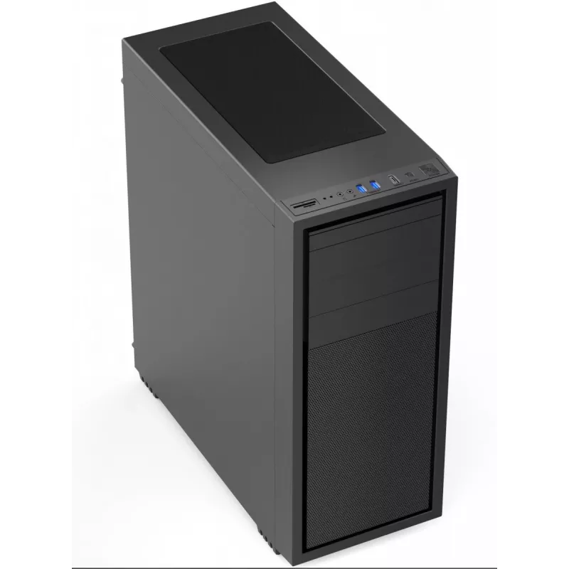Gembird Fornax K500 ATX počítačová skriňa, Midi-Tower, čierna