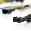 Noctua NA-SYC1 CHROMAX.YELLOW - predlžovací kábel - žltý - samica - samica - 115 mm - 3 ks (NA-SYC1.yellow)