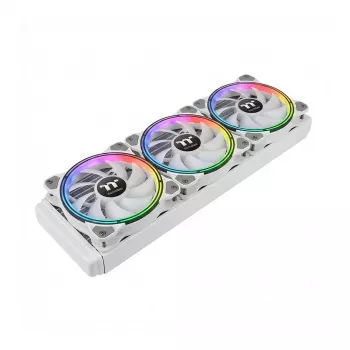 Skriňový ventilátor THERMALTAKE TS120 EX RGB biely 120 mm (balenie 3 ks) pre PC chladenie, PWM kompatibilný