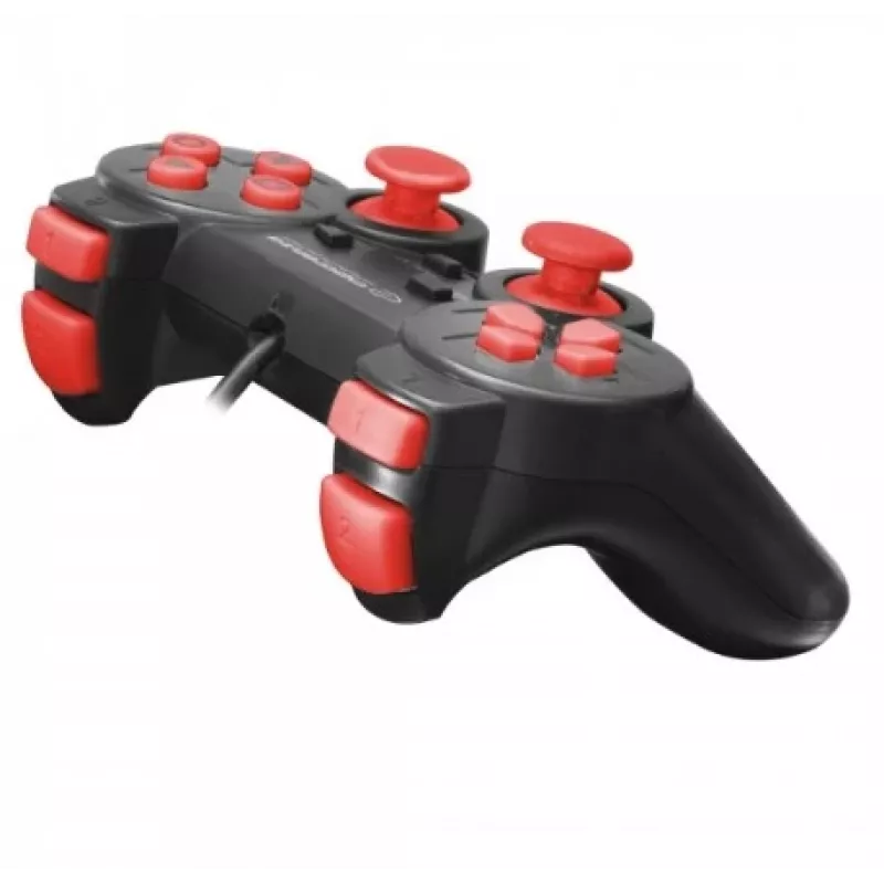 Esperanza EGG106R Herný ovládač Gamepad PC,Playstation 2,Playstation 3 Analógový / Digitálny USB 2.0 Čierna,Červená