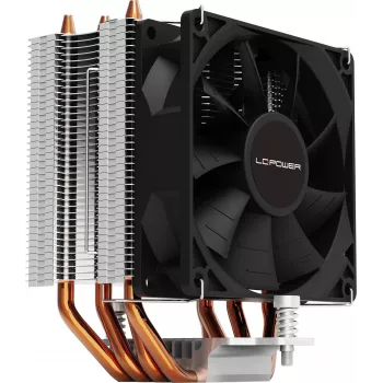 Vzduchový chladič CPU LC-Power Cosmo Cool LC-CC-95-V2 — socket Intel S1151/S1200/S1700, AMD AM4/AM5, čierny