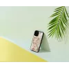 Ochranné puzdro iKins pre Apple iPhone 12 Pro Max – ružový mramorový vzor