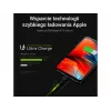 Sada 3x kábel Green Cell GC Ray Lightning 200 cm s bielym LED podsvietením, rýchle nabíjanie Apple 2.4A