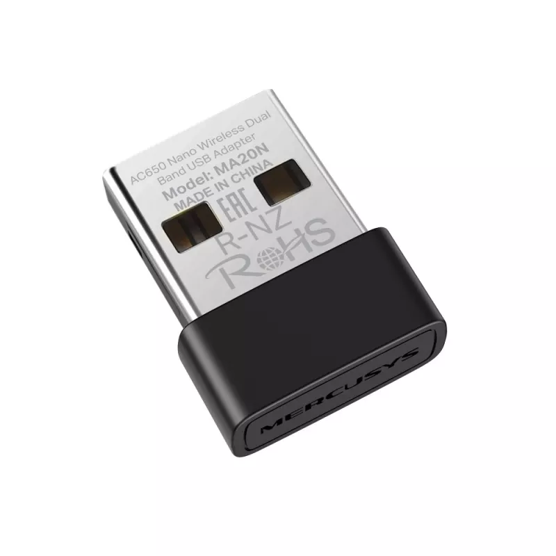 Mercusys MA20N AC650 Nano USB Wi-Fi adaptér