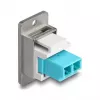 DeLOCK Keystone modul 90888 plochý aqua strieborný biely LC