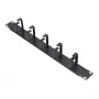 Panel na vedenie káblov Extralink 6001 — oceľové puzdro, čierna