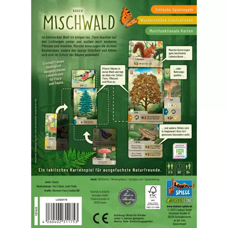 Mischwald, kartová hra