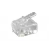 Microconnect KON501-10R drôtový konektor RJ-11 6P4C transparentný