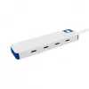 Hyper HyperDrive Flex 4-portový USB-C hub, biely/modrý | HD5201BUGL