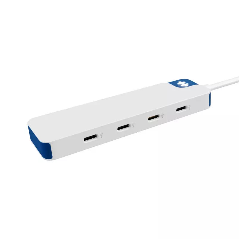 Hyper HyperDrive Flex 4-portový USB-C hub, biely/modrý | HD5201BUGL