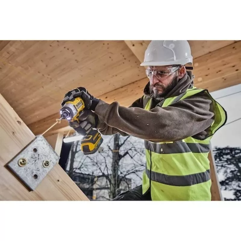 DeWALT DCF860N-XJ akumulátorový skrutkovač/rázový uťahovač 3800 ot/min čierna, žltá