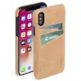 Puzdro Krusell Sunne 2-kartové puzdro iPhone XS Max 16,5 cm béžová