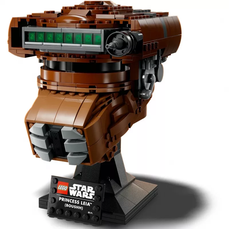 LEGO Star Wars Princess Leia (Boushh) prilba, sada pre dospelých 75351 (670 dielov)