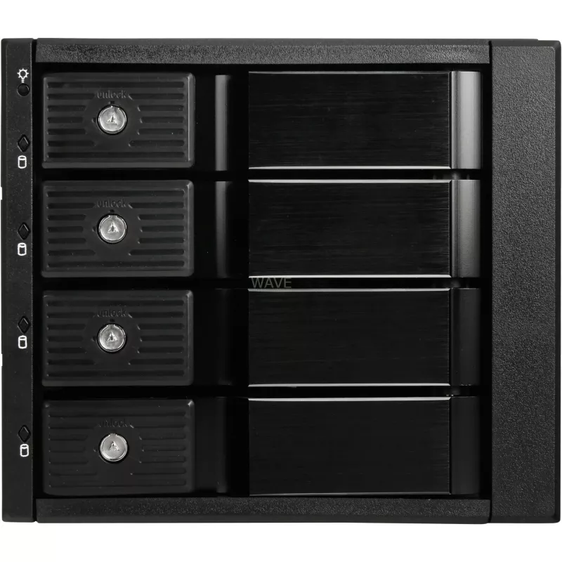 SilverStone SST-FS304-12G externá 3,5-palcová skriňa, 4-Bay – čierna