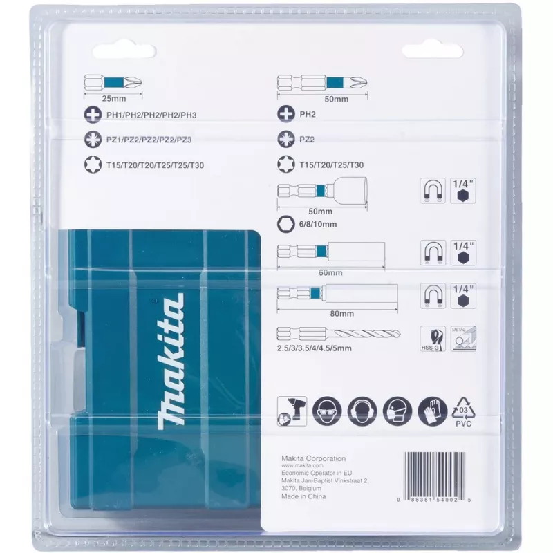 Makita B-66896 sada vrtákov