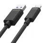 UNITEK USB KÁBEL USB-A — USB-C 25CM, Y-C480BK