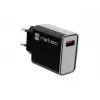 Natec Ribera NUC-2058 sieťová nabíjačka, 18 W, 1x USB-A, do 3 A, Quick Charge 3.0, Samsung AFC, Huawei FCP/SCP, čierna