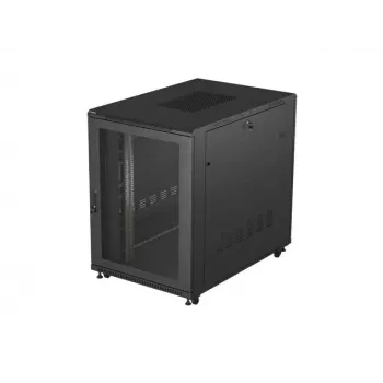 Lanberg stojanová racková skriňa 19 palcov 22U 800x1200mm, na montáž, čierna, perforované dvere