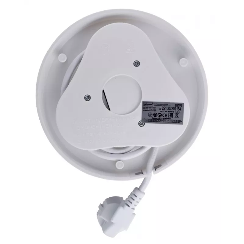 Elektrická kanvica Maestro MR-073 1,5 l 1500 W biela, páčkové ovládanie, ukazovateľ hladiny vody