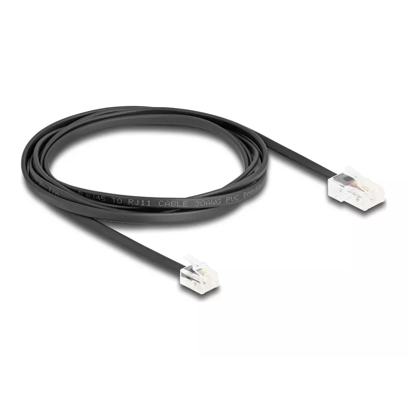 Telefónny kábel DeLOCK 88036 RJ45 na RJ11 2 m čierny