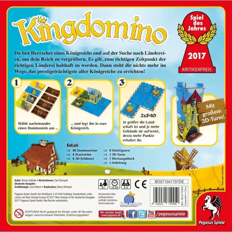 Kingdomino, spoločenská hra Spiel des Jahres 2017