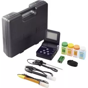 VOLTCRAFT KBM-700 kombinovaný merací prístroj vodivosť, pH, redox (ORP), teplota, soľ (VC-8813815)