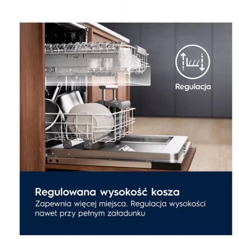 Vstavaná umývačka riadu Electrolux EES48401L — 600 mm, 13–14 súprav riadu, energetická trieda A, 10,5 l/cyklus