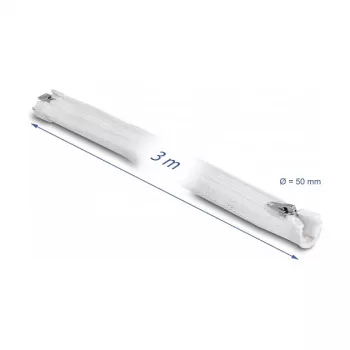 Pletená hadica DeLOCK 20835 3 m x 50 mm biela
