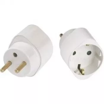 Elektrická sieťová zástrčka typ E Bachmann 921.005 biela 3P