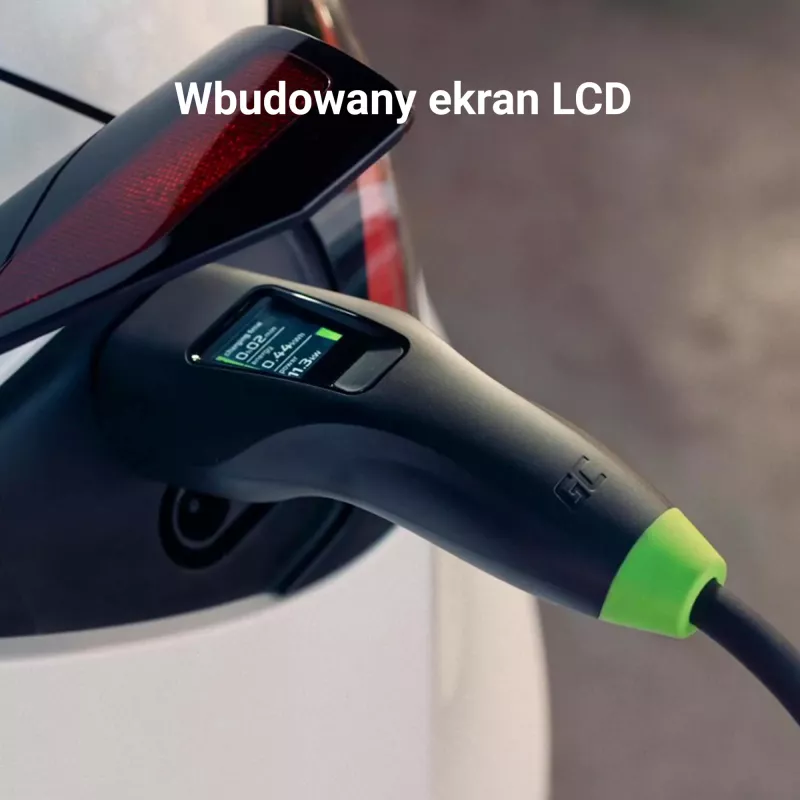 Green Cell Habu EVGC01 mobilná nabíjačka EV pre elektromobily 11 kW 7 m Type 2 CEE wallbox čierna