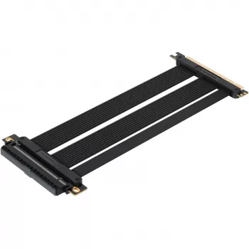 Riser kábel SilverStone SST-RC05-220 PCIe 4.0 x16, 22 cm, čierna