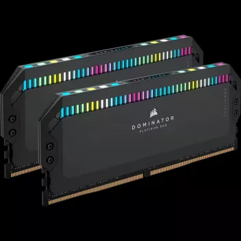 DIMM 32 GB DDR5-6400 (2x 16 GB) dual kit, operačná pamäť čierna, CMT32GX5M2B6400C32, Dominator Platinum, INTEL XMP